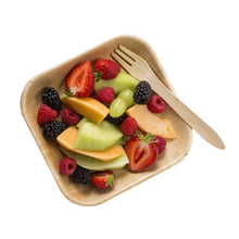 Load image into Gallery viewer, TreeChoice 6" Square Palm Leaf Plates (100 count)