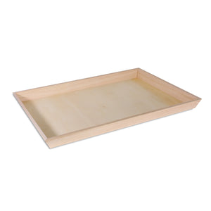 Tree Choice 14" x 10" Wooden Square Heavy Duty Tray/Charcuterie Board (10 count/case)