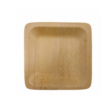 Load image into Gallery viewer, TreeChoice 8&quot; Square Bamboo Plates - (50 packs of 8 - 400 count/case)