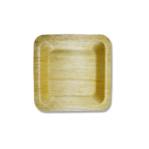 TreeChoice 3.5" Square Bamboo Plates - (50 packs of 24 - 1200 count/case)