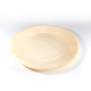 Tree Choice 8.4" Round Poplar Wood Plate  (200 count/case)