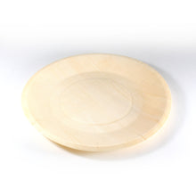 Load image into Gallery viewer, Tree Choice 6&quot; Round Poplar Wood Plate  (200 count/case)