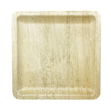 Load image into Gallery viewer, Bamboo Studio Disposable Bamboo Sheath Plates 10 Inch Square Party Pack (50 Pack of 4 - 200 count/case) Compostable and Biodegradable - Better than Plastic and Paper Plates