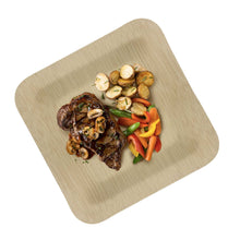 Load image into Gallery viewer, 9" Square Bamboo Plates - (200 count/case)