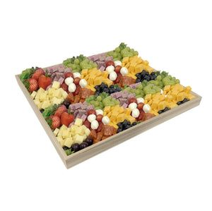 Tree Choice Napa 16" x 16" x 1.25"  Square Heavy Duty Tray/Charcuterie Board (12 count/case)