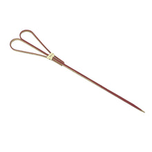 Load image into Gallery viewer, 6" Red Bamboo Heart Shaped Pick (1200 count/case)