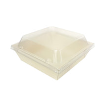 Load image into Gallery viewer, 5.5" Square Fixed Sided Tray Lids - LIDS ONLY (200 count/case)