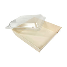 Load image into Gallery viewer, 7" Square Fixed Side Trays LIDS ONLY (200 count/case)