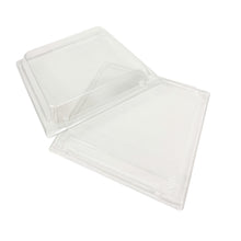 Load image into Gallery viewer, 7" Square Fixed Side Trays LIDS ONLY (200 count/case)