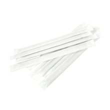 Load image into Gallery viewer, 5.75” Compostable Wrapped Wooden Straws (2000 Count)