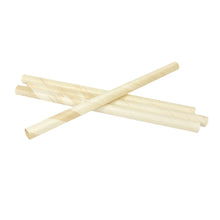 Load image into Gallery viewer, 8.5” Compostable Wrapped Wooden Straws (2000 Count)