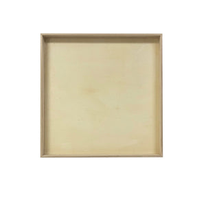 Tree Choice Napa 16" x 16" x 1.25"  Rectangular Heavy Duty Tray/Charcuterie Board (12 count/case)