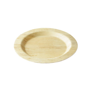 TreeChoice 11" Round Bamboo Plates - (50 packs of 8 - 400 count/case)