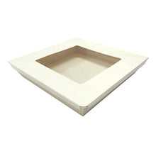 Load image into Gallery viewer, Tree Choice 16&quot; x 16&quot; Rectangular Wooden Lid with Clear View Window for Charcuterie Trays - LIDS ONLY(10 count/case)