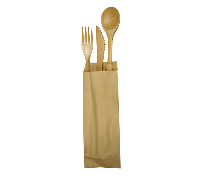 TreeChoice Dinerware Set in Kraft Bag (10 packs of 50 - 500 count/case)