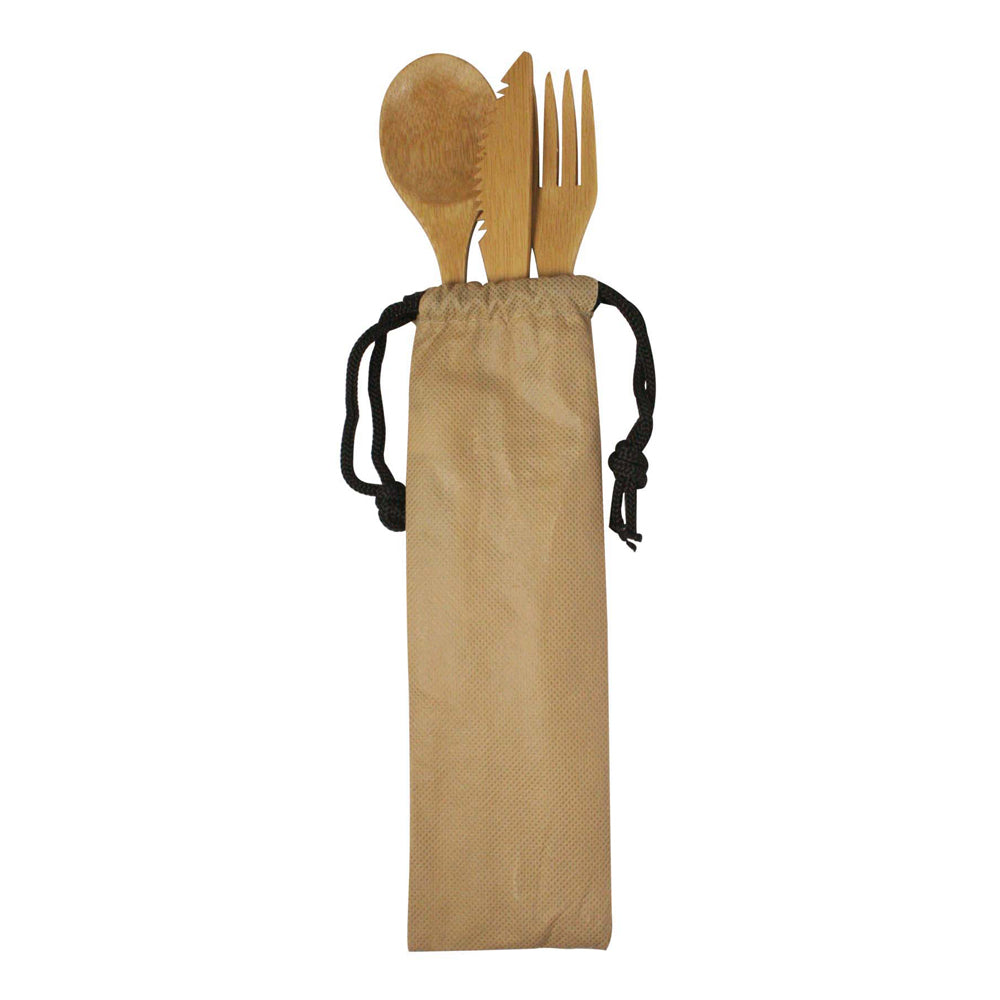 TreeChoice Dinnerware Set in Fabric Pouch (10 packs of 50 - 500 count/case)