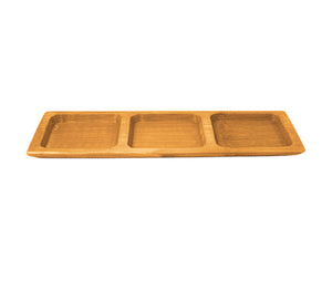 TreeChoice 7" Mini 3 Compartment Divided Plate (12  packs of 10 - 120 count/case)