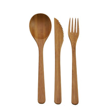 Load image into Gallery viewer, TreeChoice Luxury Utensil Set in Kraft Bag (8 packs of 25 - 200 count/case)