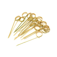 Load image into Gallery viewer, Tree Choice 3.5&quot;  Bamboo Looped Skewer (1200 count/case)