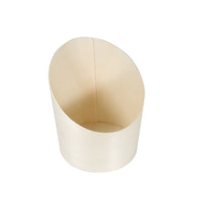 Load image into Gallery viewer, Tree Choice 3.25&quot; Wooden Cup Inclined Cut (100 count/case)