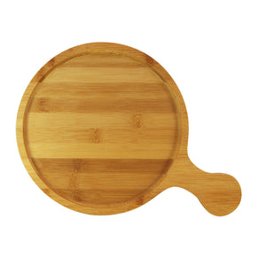 TreeChoice 9.9" x 13.8" Round Cutting Board with Handle (1 Piece)