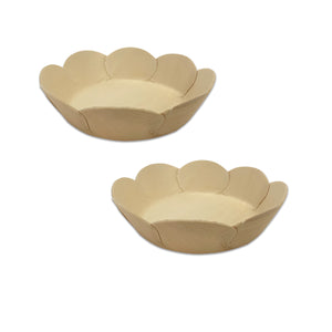 Tree Choice 4.5" Round Poplar Wood Bowl  (200 count/case)