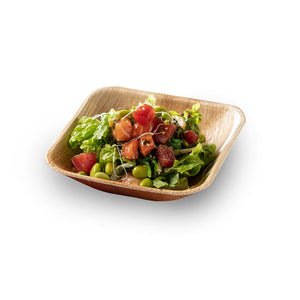 5” Square Palm Leaf Plates, Salad plate