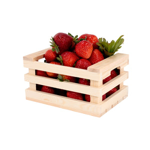 Tree Choice 6" x 4" Oblong Wooden Crate (24 count/case)