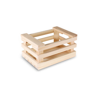 Tree Choice 6" x 4" Oblong Wooden Crate (24 count/case)