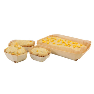 Tree Choice 7" x 4" x 1.5" Baking Mould with Baking Liner  (120 count/case)