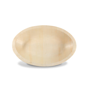 Tree Choice 8.5" x 5" Oval Poplar Wood Plate  (200 count/case)