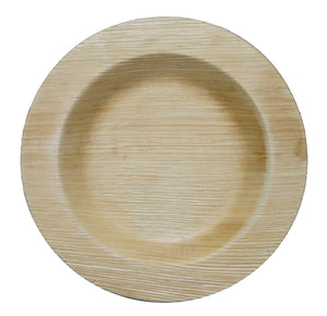 TreeChoice 6" Round Rim Palm Leaf Plates (400 count)