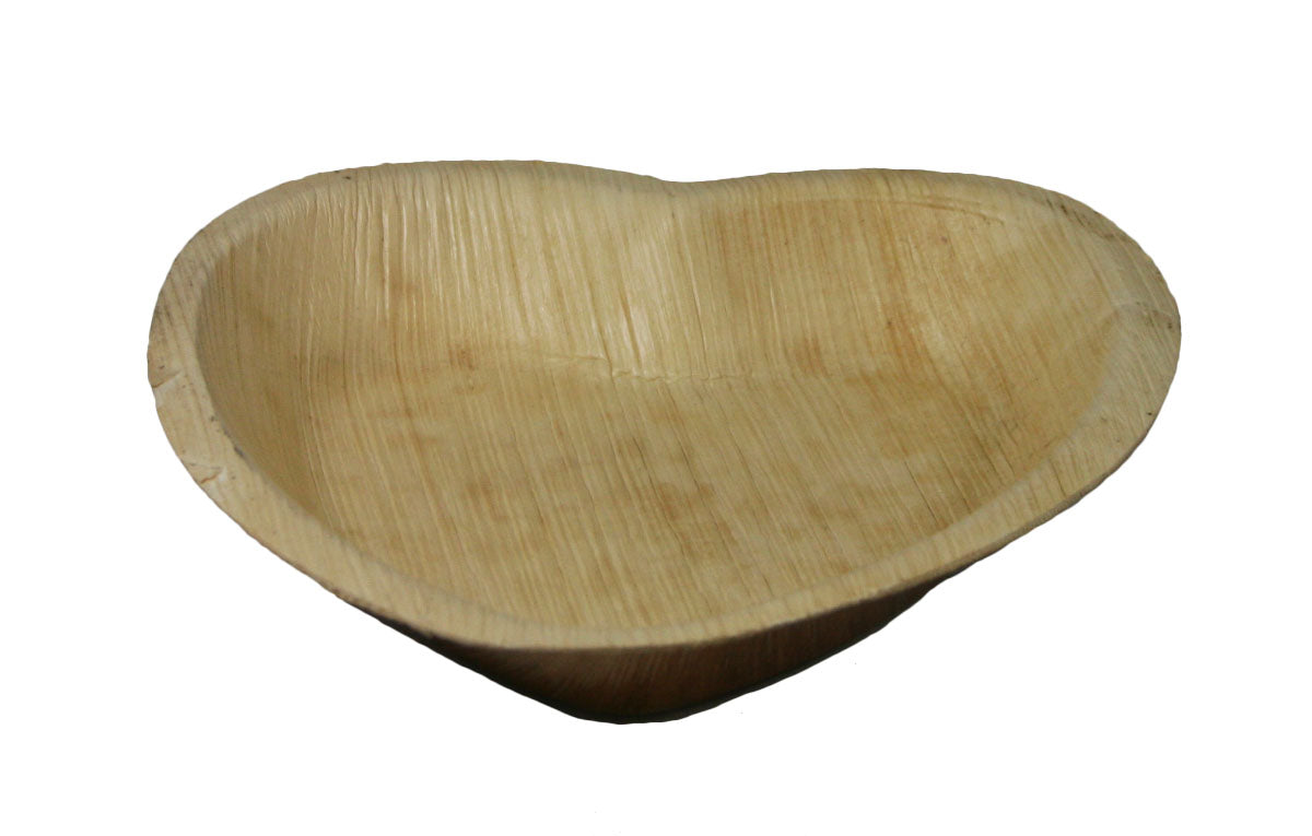 areca palm palm heart 6" Round Palm Leaf Party Plates (100 count)
