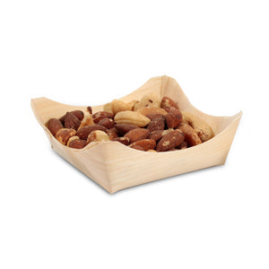 Tree Choice 4" Square Wooden Plate (500 count/case)