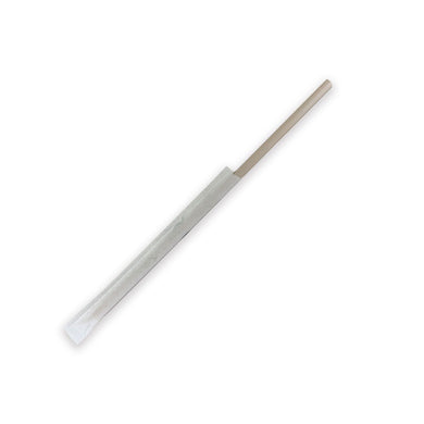 TreeChoice 5.75” Avocado Seed Cocktail Straw Wrapped (1000 Count)