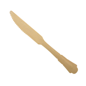 Tree Choice 7.8" Classic Compostable Wooden Knives (400 count)
