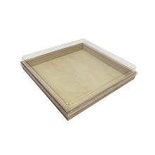 Load image into Gallery viewer, Tree Choice Napa Collection 9.4&quot; x 9.4&quot; x 1&quot; Wooden Square Tray (24 count/case)