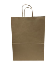 Load image into Gallery viewer, 13&quot; x 7&quot; x 17&quot; Natural Kraft Shopping Bag with Rope Handles (200 ct)