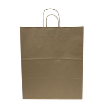 Load image into Gallery viewer, 14&quot; x 10&quot; x 17&quot; Natural Kraft Shopping Bag with Rope Handles (200 ct)