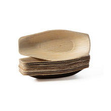Load image into Gallery viewer, mini boat appetizer leaf plate
