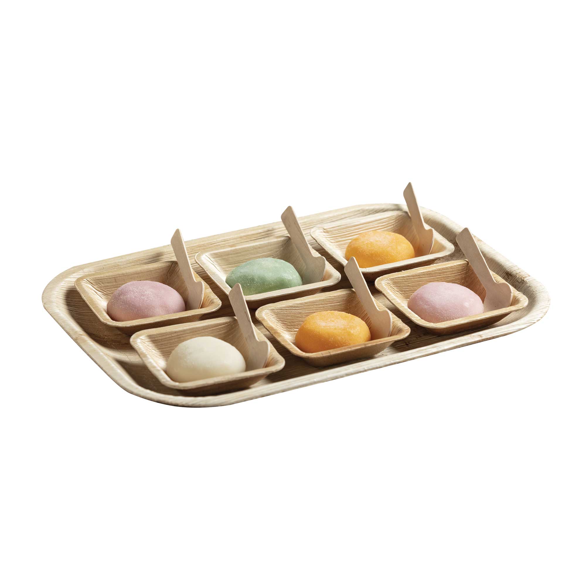 3 Cmpt Lunchable Tray 6544 Natural