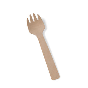 TreeChoice Compostable 4" Wooden Demi Tasting Sporks (400 count)